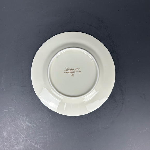 Fitz and Floyd Classique d'Or 5 Piece Place Setting Buff Gold Fluted - Picture 9 of 15